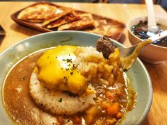 芝士牛肉汉堡咖喱饭-红小满休闲餐厅(十全街店)