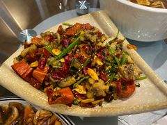 香辣干煸鱿鱼须-陆壹捌餐厅(五大道店)