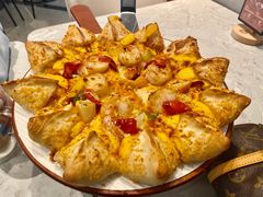 咸蛋黄花轮芝心比萨-必胜客(万达百货店)
