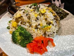 蒿菜鸡蛋炒饭-丸藏和牛烧肉专门店(园区师惠坊店)