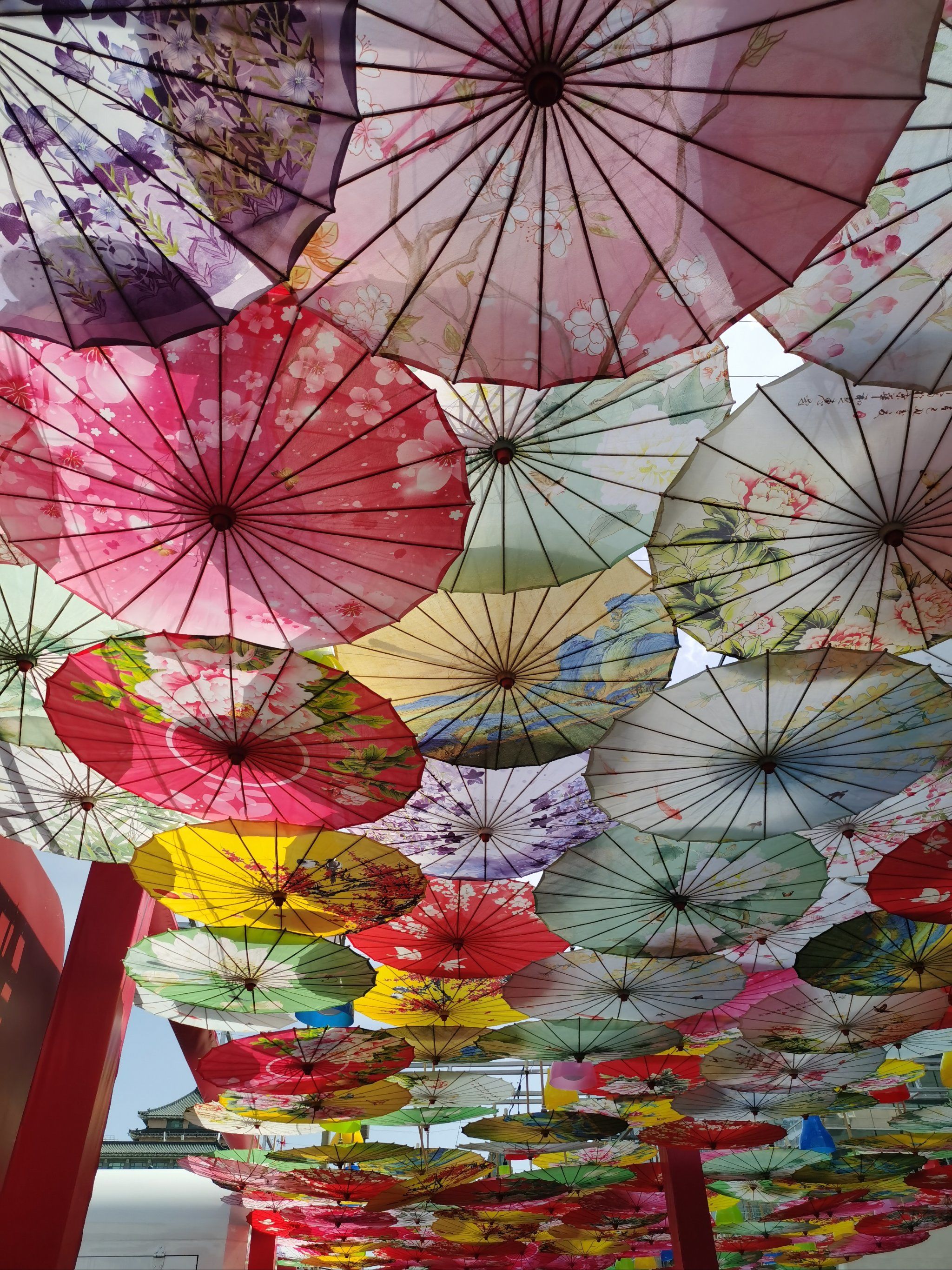 和传统油纸伞的邂逅