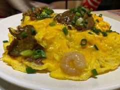 滑蛋牛肉虾仁饭-潮庭港式茶餐厅·熊仔奶茶(同济广场店)