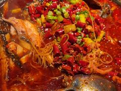 -探鱼·鲜青椒爽麻烤鱼(广州花都来又来店)