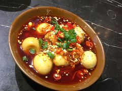 鹌鹑蛋-巴四老城区炭火蛙锅(张江店)