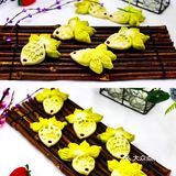 🔥[愉快]双色小金鱼花样馒头，过年必备的面食之一