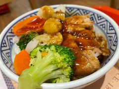 照烧鸡排饭沙拉套-吉野家(黑牛城道店)
