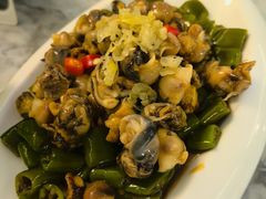烧椒拌香螺-君霖海鲜私房菜(春柳店)
