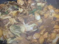 -粘豆包柴火铁锅炖
