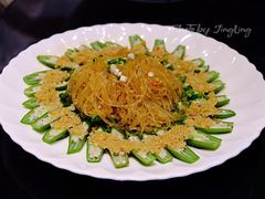 蒜蓉蒸秋葵-茶叁酒肆·楚味江湖(菱角湖店)
