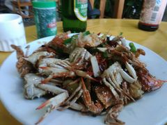 姜葱炒花蟹-老船长海鲜大排档(银滩店)