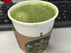 抹茶豆奶拿铁-星巴克(港汇1号办公楼店)