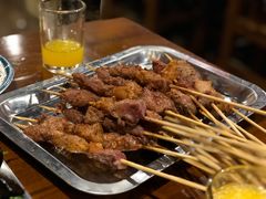 烤羊肉串-威海小海鲜大排档胖哥烧烤(双井店)