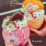 福州🔥这家火锅店的甜品好出圈泡菜坛子奶茶🍧绝了！