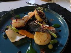 香煎扇贝配迷你混合海鲜-AZUL by FUEL蓝色·法式酒馆(琶醍店)