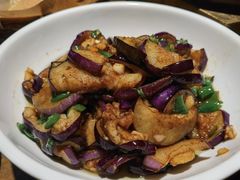 青椒炒土茄子-农耕记·湖南土菜(halo广场店)