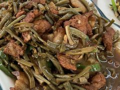 野豆角烧肉-文娟土菜馆(天柱山店)