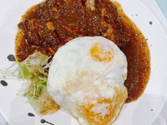 我爱吃肉双蛋黑椒带骨猪扒饭-柠檬树茶餐厅(海雅缤纷城店)