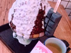 抹茶生乳かき氷-WONDER ICE 萬得冰田(建設路总店)