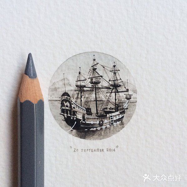 她每天画一张，画了一年！365张极致微型插画