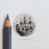 她每天画一张，画了一年！365张极致微型插画