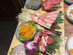 -明洞阿姨·韩式酱蟹烤肉·创意料理(三元桥店)