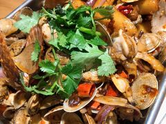 辣炒杂贝加土豆条-一顿烧烤(八经街店)
