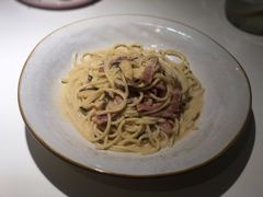 奶油蘑菇培根意面-秀儿家の小确幸花园西餐厅