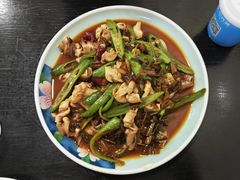 鱼籽鱼泡炒大蒜-绍兴名菜馆(可乐路店)