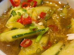 捞汁黄瓜-楚媚娘炭火蛙锅(宽厚里店)