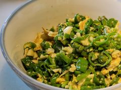 青椒炒土鸡蛋-农耕记·湖南土菜(海上世界店)