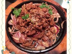 鐵板烤羊肉-106餐厅(山水文园店)
