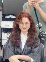 点击看大图 -藤野造型烫发染发