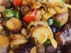 紫山茄拌扇贝-味莊·青岛菜(石老人店)
