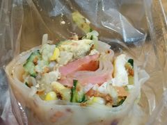 手工面皮卷火腿肠+虎皮蛋-小竖点徽派卷面皮(洪都店)