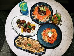 鲜茄茸大虾配马斯卡朋意大利面-BE BRIGHT KITCHEN(正佳广场店)