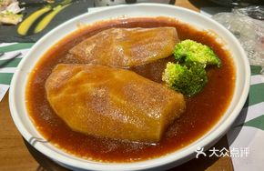 Shrimp Roe Braised Pomelo Peel