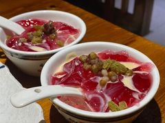 红火龙果作的冰粉-去华哥家·酸菜鱼·锅气小炒(江泰路地铁站店)