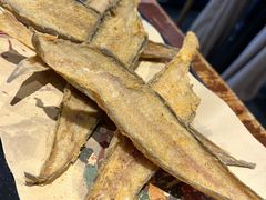 干炸舌头鱼-虾宝贝胶东海鲜·渔家菜(小西天店)