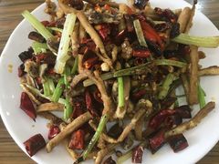 干煸茶树菇-德贤烧麦菜馆(本溪路店)
