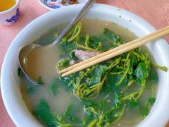瘦肉滚马齿苋-天强农家菜馆