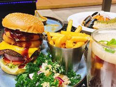 精选蒙大拿牛肉堡组合藤椒鸡腿堡-blue frog蓝蛙(长泰广场店)