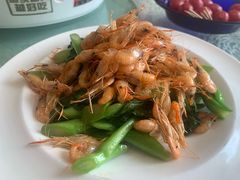 河虾炒菜远-旺顺阁鱼头泡饼(小红门店)