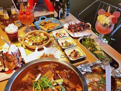 -街角等你.大连海鲜烧烤.经典铁板海鲜串(西安路店)