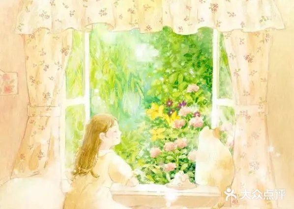 温暖治愈的春天插画，愿幸运和美好向所有人涌来！
