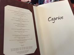 菜单-Caprice(香港四季酒店)