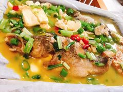 招牌纸包鲈鱼-旅马餐厅(茅家埠店)