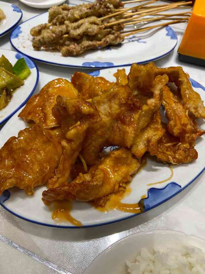 文馨饭店-"点的熘肉段,溜虾仁,拌拉皮,炒甘蓝肉段."-大众点评移动版