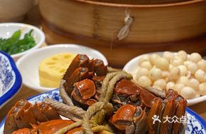 Pure Crab Roe Soup Dumplings (4 pieces)