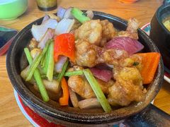 啫啫牛蛙煲-绿柠食堂(北外滩店)