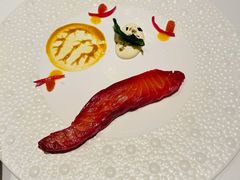 挪威烟熏三文鱼水晶黄瓜香槟奶油-福楼法餐厅FLO